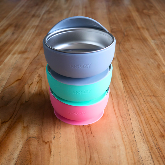 Stainless Steel Suction Bowl Set