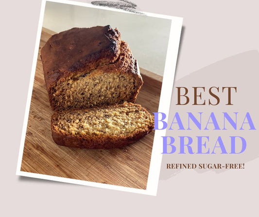 Refined sugar free banana bread recipe