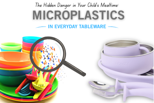 Microplastics kids tableware 