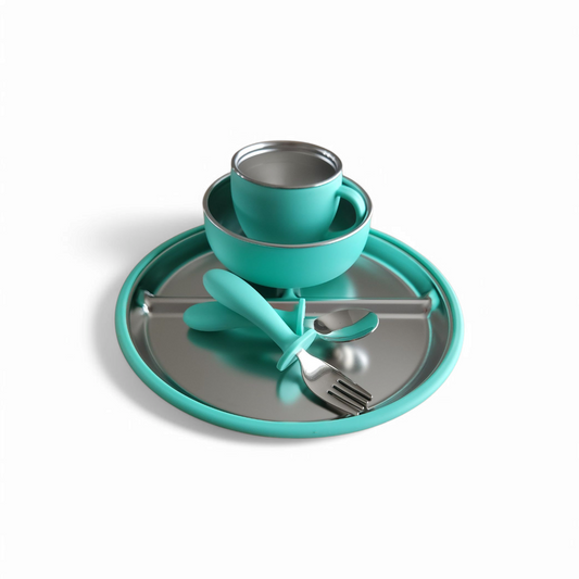 Stainless steel dinnerware set