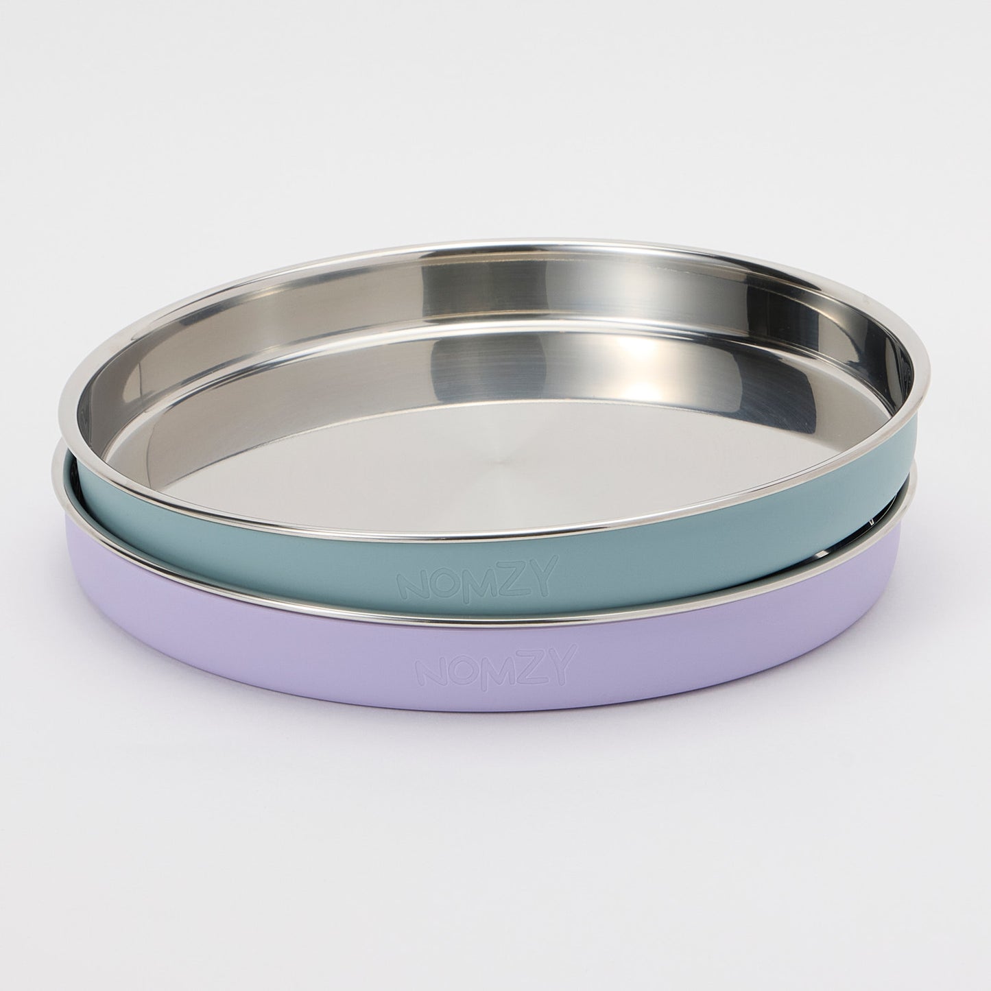 Stainless Steel Deep Plate with Silicone Sleeve