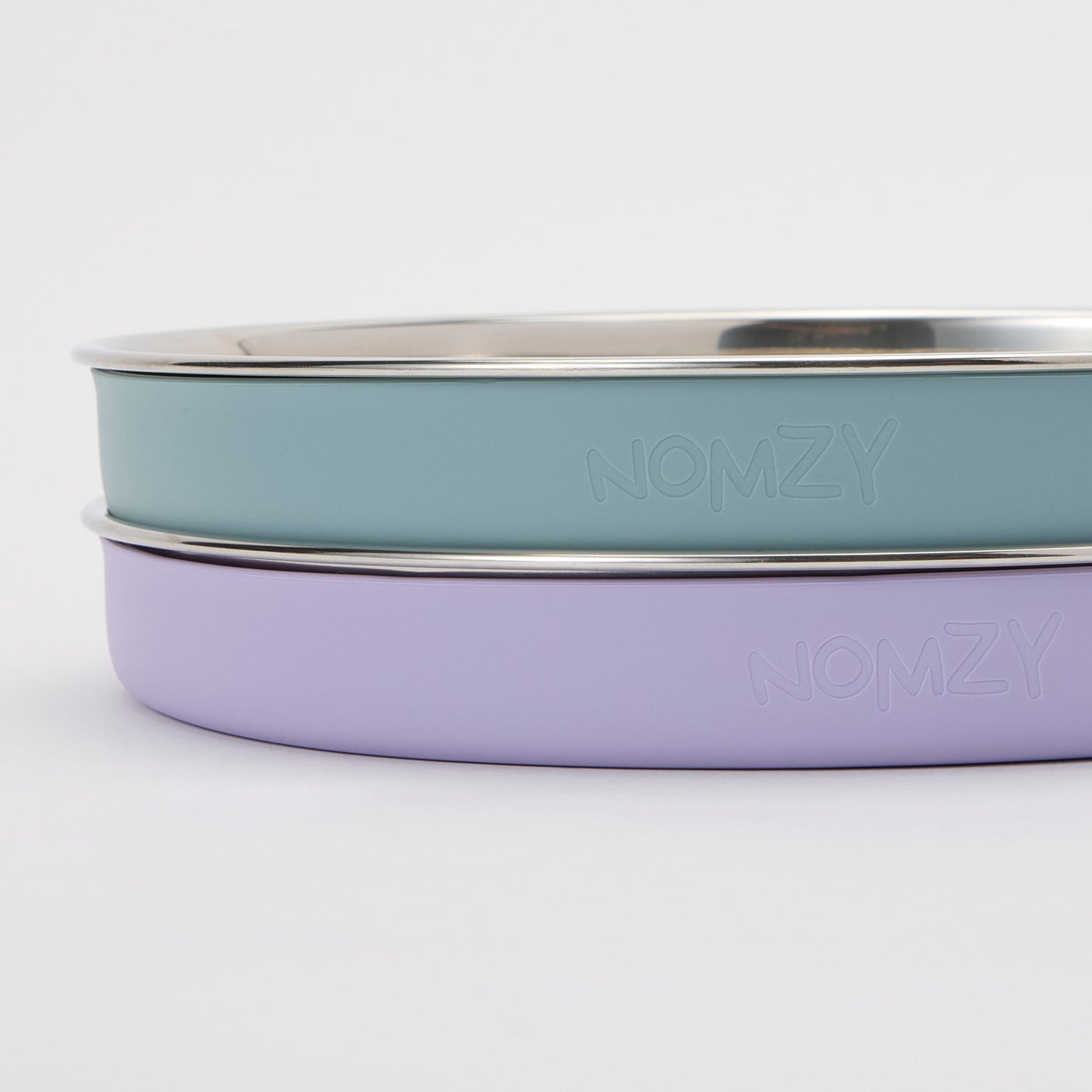 Stainless Steel Deep Plate with Silicone Sleeve