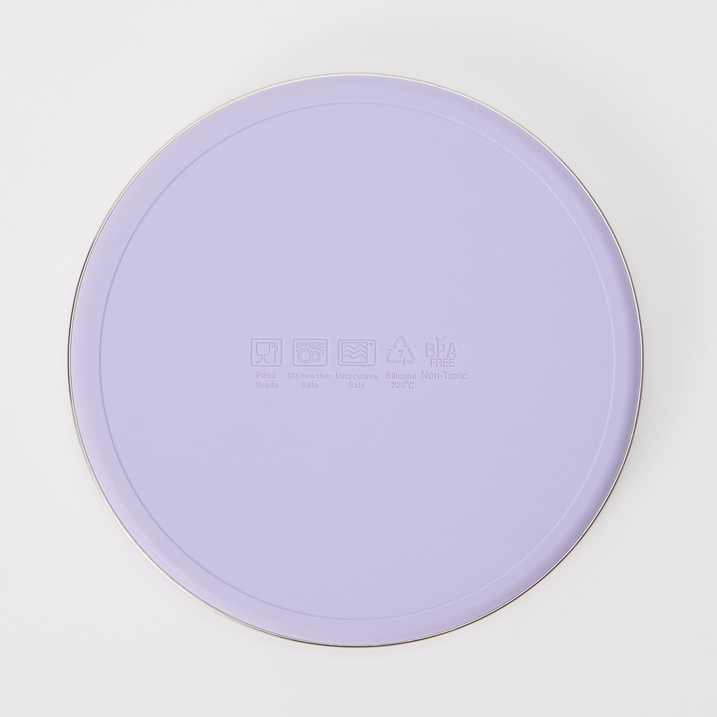 Stainless Steel Deep Plate with Silicone Sleeve