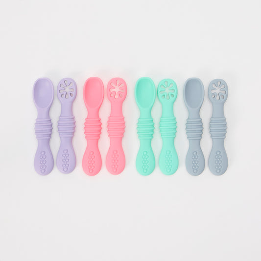 Baby-led Weaning Silicone Spoon Set