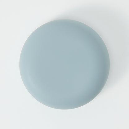 Stainless steel toddler bowl with removable food-grade silicone sleeve slate grey base