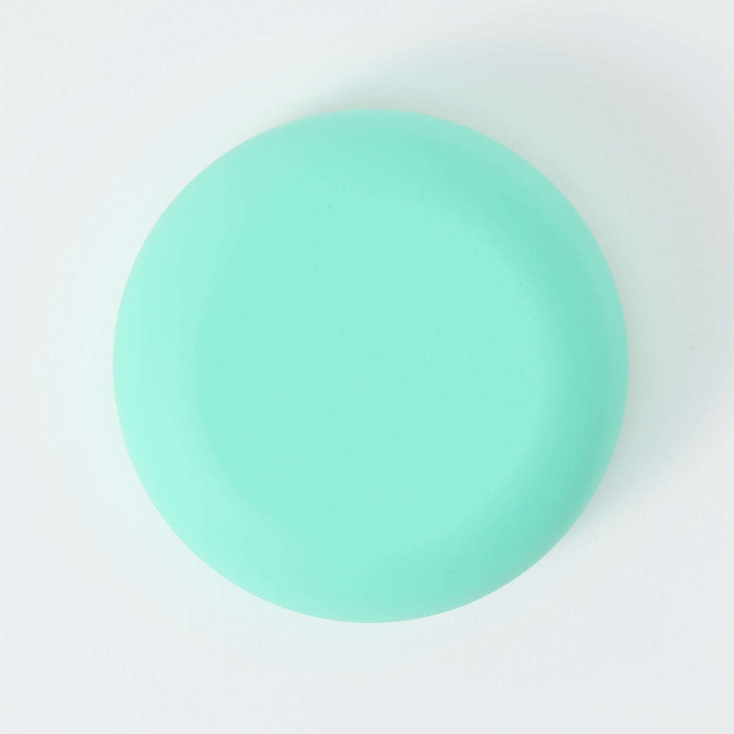 Stainless steel toddler bowl with removable food-grade silicone sleeve turquoise base