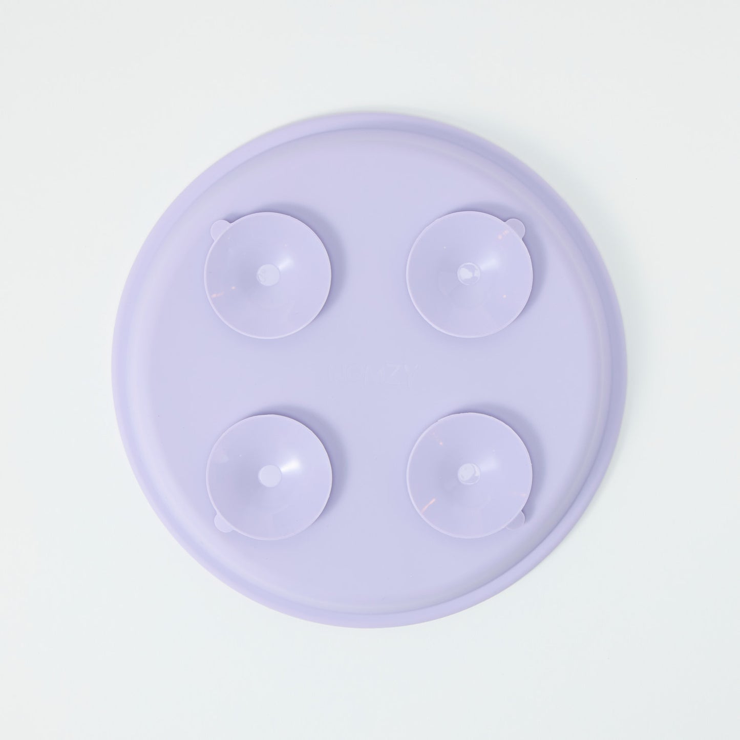 Three-section stainless steel toddler plate lilac silicone suction sleeve base, food-grade, non-slip