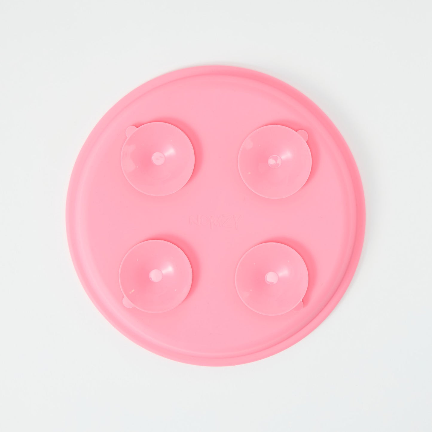 Three-section stainless steel toddler plate pink silicone suction sleeve base, food-grade, non-slip